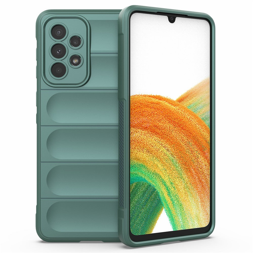 Cell Phone Cover Bag for Samsung Galaxy A73 5G, Drop Resistant TPU Rugged Back Phone Case