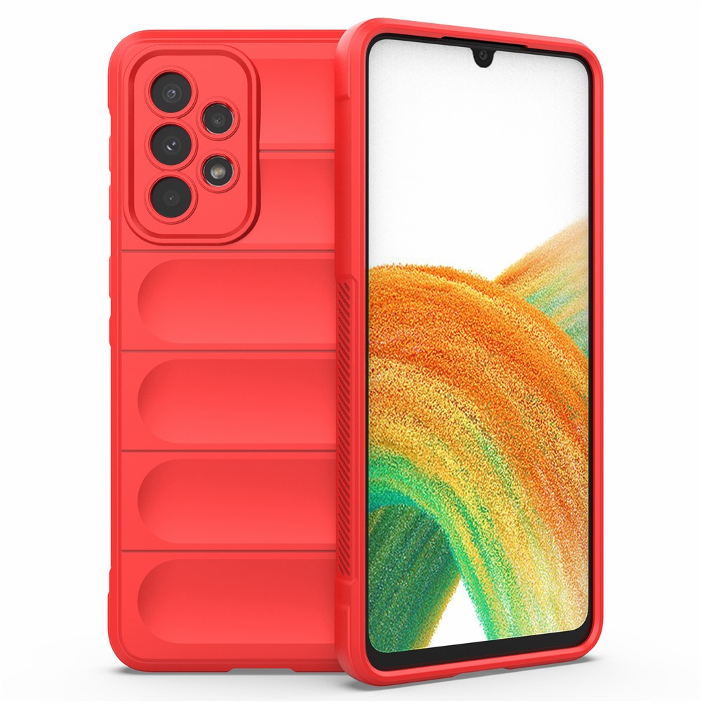 Cell Phone Cover Bag for Samsung Galaxy A73 5G, Drop Resistant TPU Rugged Back Phone Case