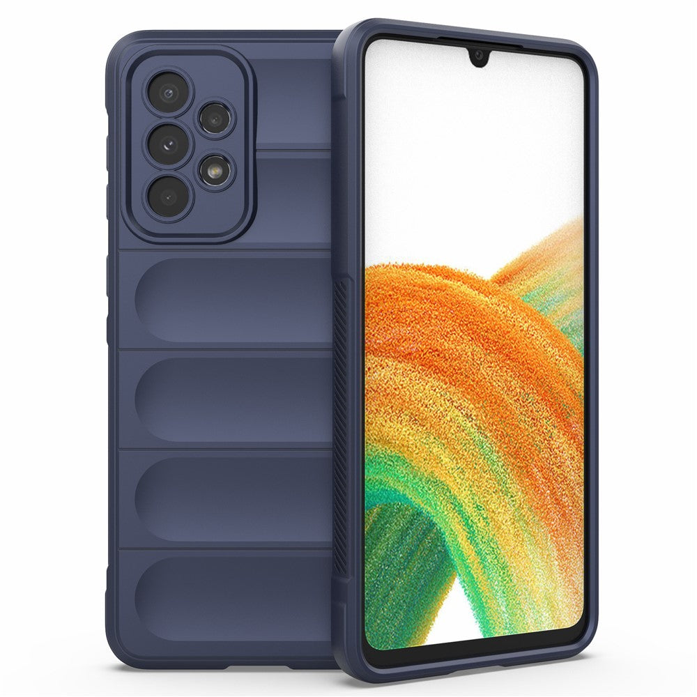 Cell Phone Cover Bag for Samsung Galaxy A73 5G, Drop Resistant TPU Rugged Back Phone Case