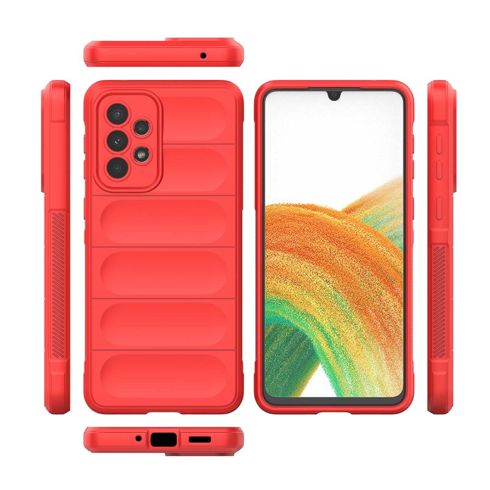Til Samsung Galaxy A33 5G Stødsikkert TPU Mobiltelefon Beskyttelsescover Anti-drop Cover