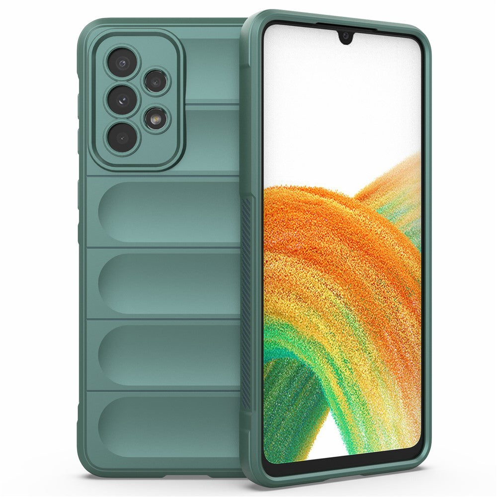 Til Samsung Galaxy A33 5G Stødsikkert TPU Mobiltelefon Beskyttelsescover Anti-drop Cover