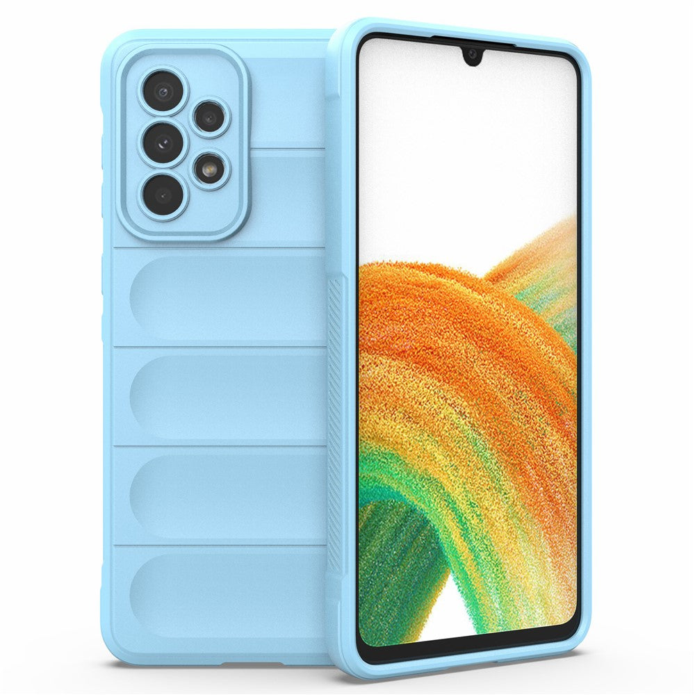 Til Samsung Galaxy A33 5G Stødsikkert TPU Mobiltelefon Beskyttelsescover Anti-drop Cover
