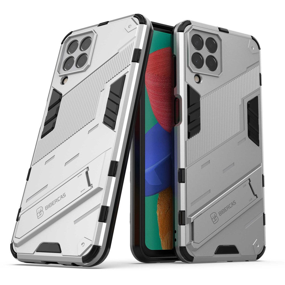 For Samsung Galaxy M33 5G (Global) PC + TPU Case Phone Back Cover with Kickstand
