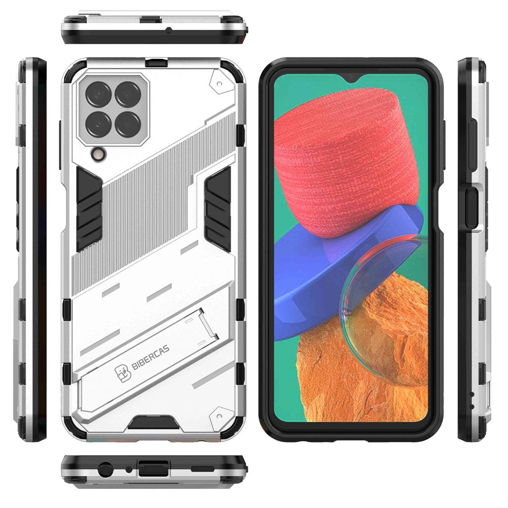 For Samsung Galaxy M33 5G (Global) PC + TPU Case Phone Back Cover with Kickstand