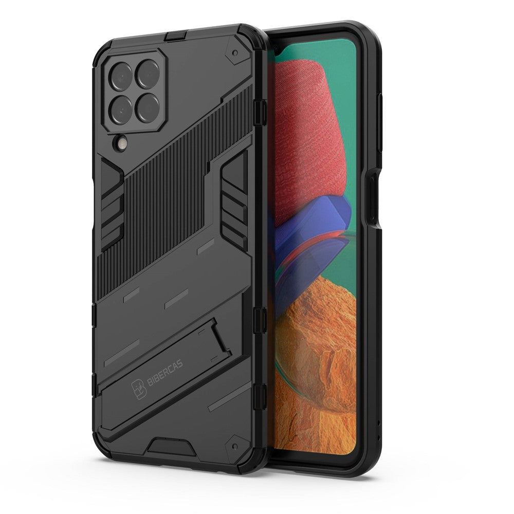 For Samsung Galaxy M33 5G (Global) PC + TPU Case Phone Back Cover with Kickstand