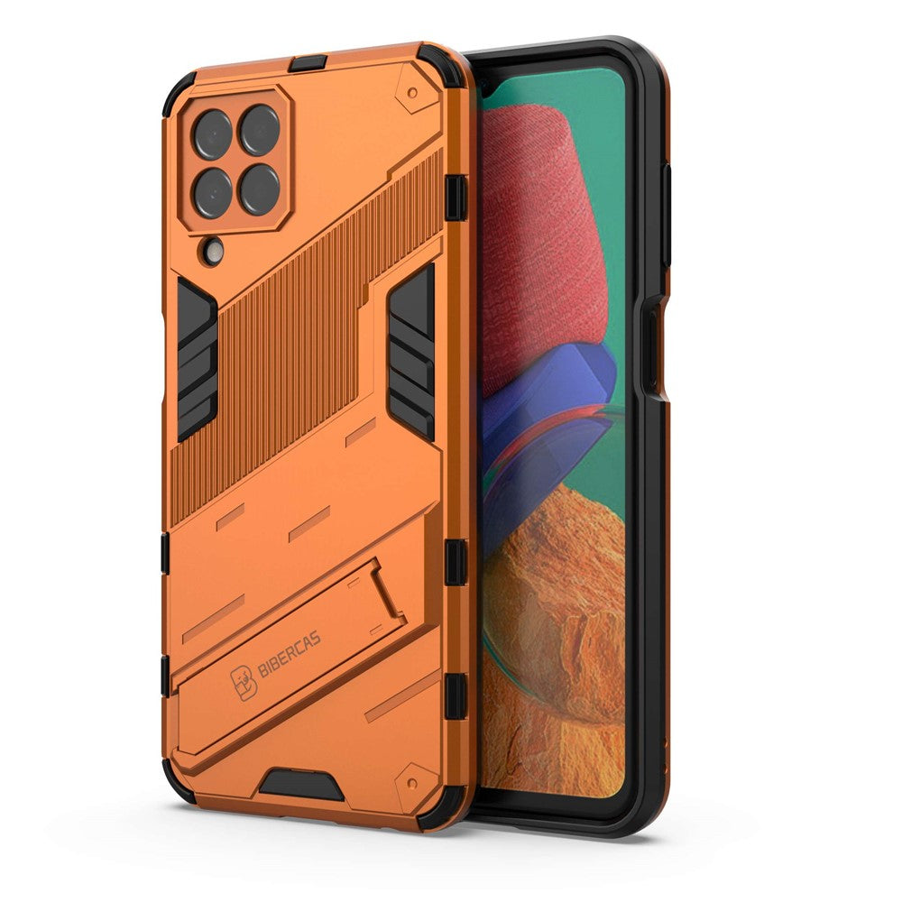 For Samsung Galaxy M33 5G (Global) PC + TPU Case Phone Back Cover with Kickstand