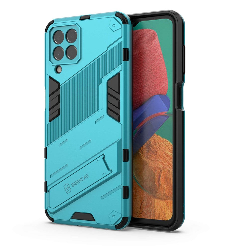For Samsung Galaxy M33 5G (Global) PC + TPU Case Phone Back Cover with Kickstand