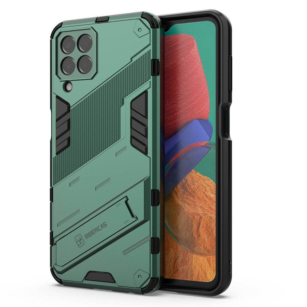 For Samsung Galaxy M33 5G (Global) PC + TPU Case Phone Back Cover with Kickstand