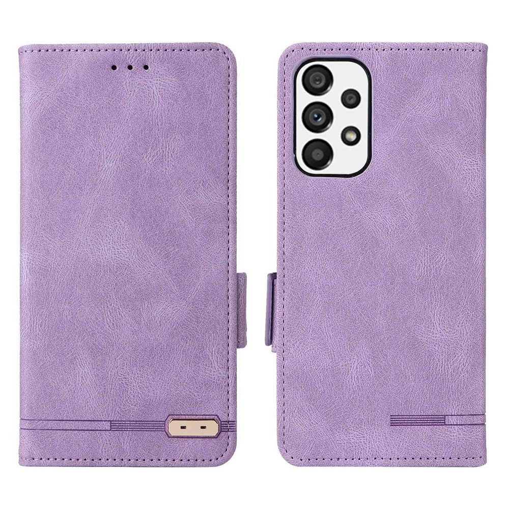 PU Leather Phone Case for Samsung Galaxy A73 5G, Wallet Flip Stand Shockproof TPU Interior Shell Anti-dust Cover