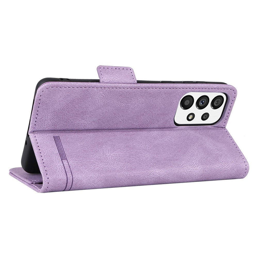 PU Leather Phone Case for Samsung Galaxy A73 5G, Wallet Flip Stand Shockproof TPU Interior Shell Anti-dust Cover