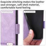 PU Leather Phone Case for Samsung Galaxy A73 5G, Wallet Flip Stand Shockproof TPU Interior Shell Anti-dust Cover