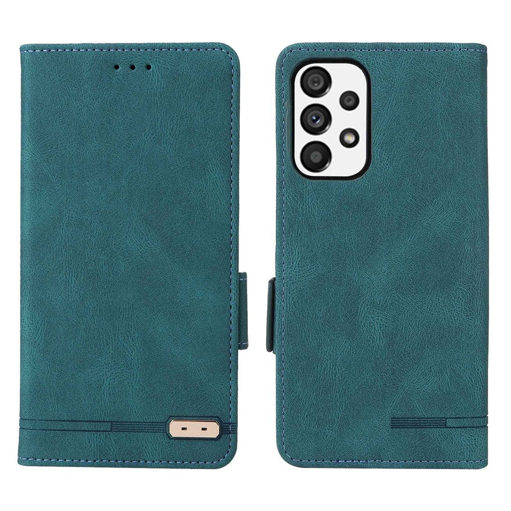 PU Leather Phone Case for Samsung Galaxy A73 5G, Wallet Flip Stand Shockproof TPU Interior Shell Anti-dust Cover