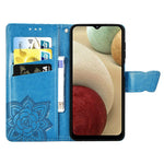 Big Butterfly Imprinting Leather Phone Shell for Samsung Galaxy M33 5G (Global Version), Full Coverage PU Leather Case with Stand Wallet + Handy Strap