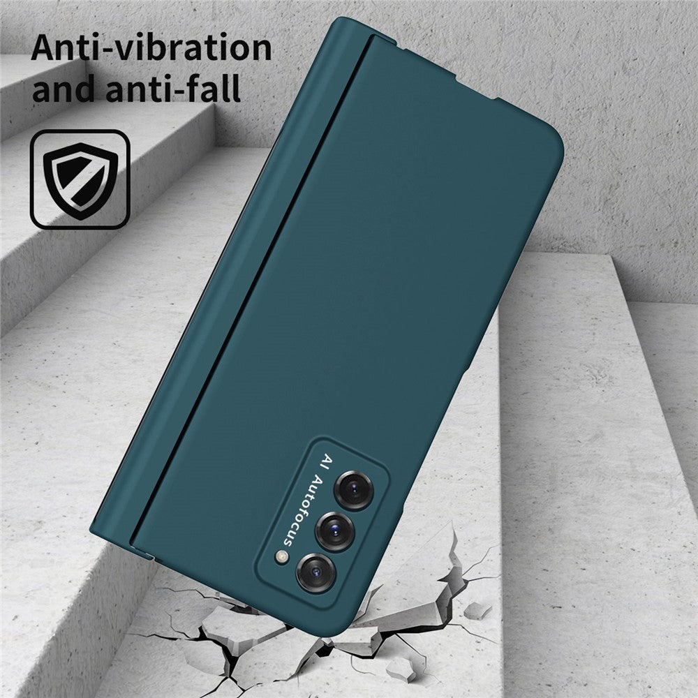 Hard PC Phone Flip Case for Samsung Galaxy Z Fold2 5G Shockproof Cover with Screen Protector
