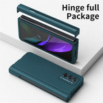 Hard PC Phone Flip Case for Samsung Galaxy Z Fold2 5G Shockproof Cover with Screen Protector