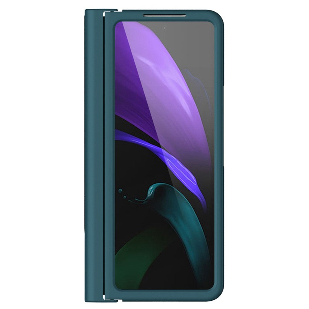 Hard PC Phone Flip Case for Samsung Galaxy Z Fold2 5G Shockproof Cover with Screen Protector