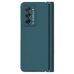 Hard PC Phone Flip Case for Samsung Galaxy Z Fold2 5G Shockproof Cover with Screen Protector