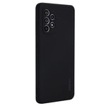 ENKAY HAT PRINCE Liquid Silicone Case for Samsung Galaxy A52 4G/5G/A52s 5G, Shockproof Straight Edge Design Camera Protection Lens Protector Cover