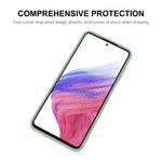 ENKAY HAT PRINCE Liquid Silicone Case for Samsung Galaxy A53 5G, Drop Resistant Straight Edge Design Camera Protection Lens Protector Cover