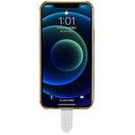 Til Samsung Galaxy A13 4G Stødsikkert Elektroplateret Krokodillemønster Telefoncover Ridsefast Beskyttende Mobilcover PU Læderbelagt TPU Skal med Håndrem og Støttefod