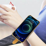 Til Samsung Galaxy A13 4G Stødsikkert Elektroplateret Krokodillemønster Telefoncover Ridsefast Beskyttende Mobilcover PU Læderbelagt TPU Skal med Håndrem og Støttefod