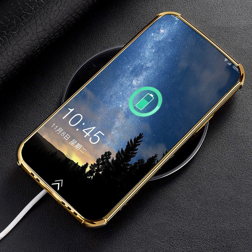 For Samsung Galaxy A13 4G Phone Case with Ring Holder Kickstand Anti-drop Precise Cutout Crocodile Texture Leather Coated TPU 6D Electroplated Scratch Resistant Shell