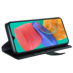 For Samsung Galaxy M33 5G (Global) Case Genuine Split Leather Phone Cover with Wallet Stand