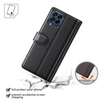 For Samsung Galaxy M33 5G (Global) Case Genuine Split Leather Phone Cover with Wallet Stand
