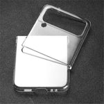 For Samsung Galaxy Z Flip4 5G Clear Case Hard PC Full Protection Shockproof Anti-fall Cover