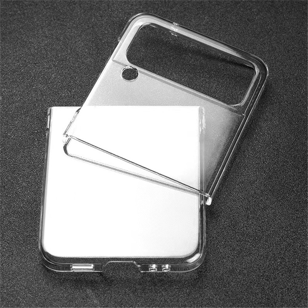 For Samsung Galaxy Z Flip4 5G Clear Case Hard PC Full Protection Shockproof Anti-fall Cover