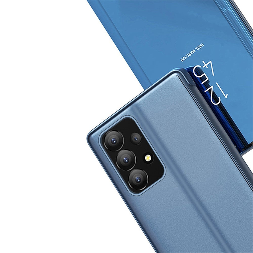 Til Samsung Galaxy A73 5G S22 Ultra 5G Flip lædercover med stativ Fuld beskyttende telefonetui