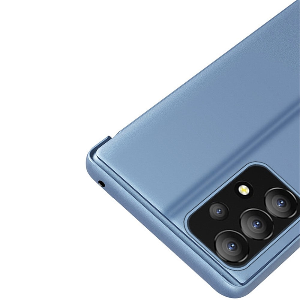 Til Samsung Galaxy A73 5G S22 Ultra 5G Flip lædercover med stativ Fuld beskyttende telefonetui