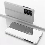 Til Samsung Galaxy A73 5G S22 Ultra 5G Flip lædercover med stativ Fuld beskyttende telefonetui