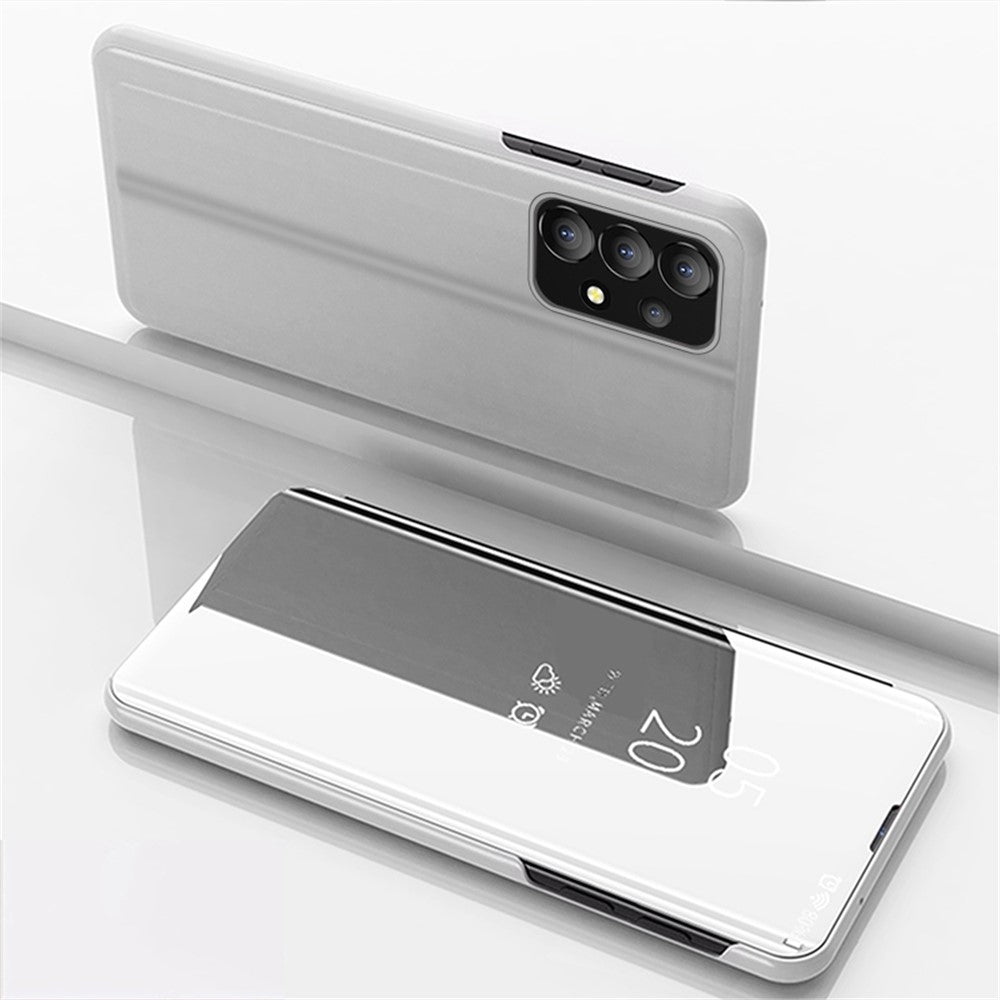 Til Samsung Galaxy A73 5G S22 Ultra 5G Flip lædercover med stativ Fuld beskyttende telefonetui