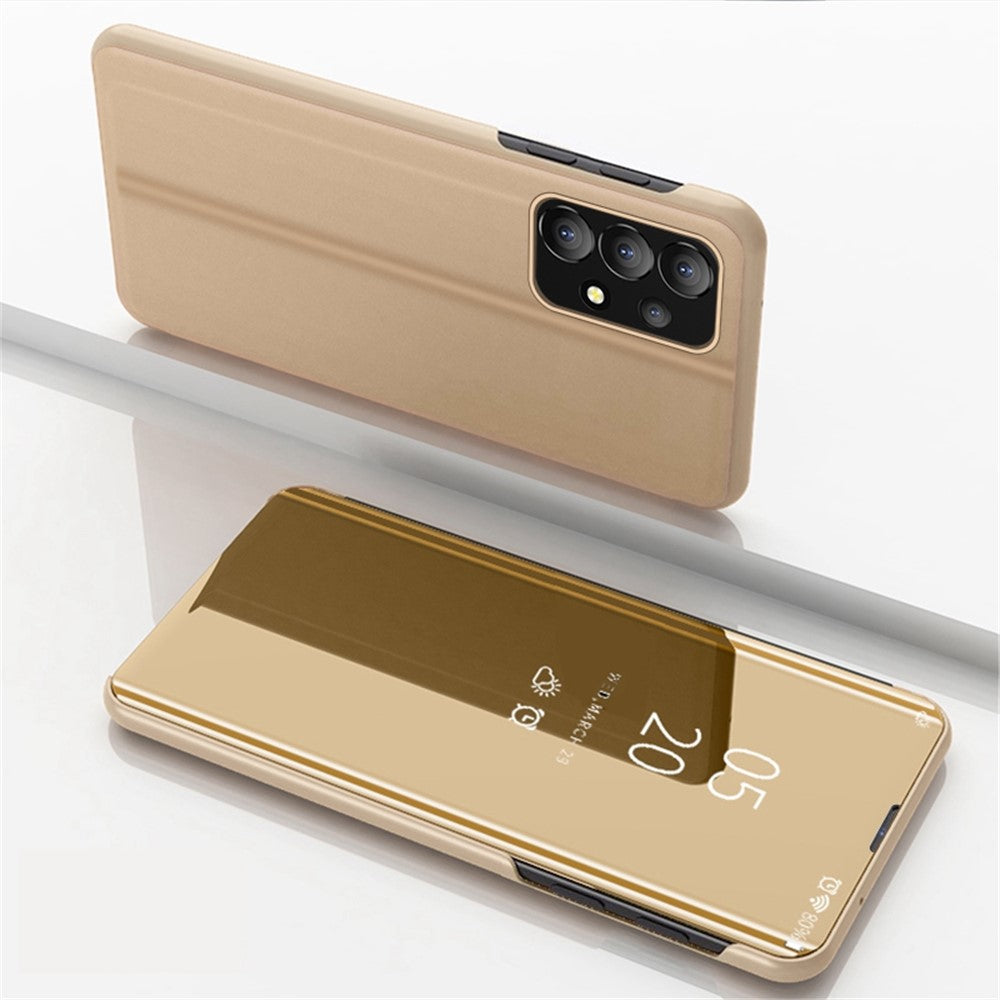 Til Samsung Galaxy A73 5G S22 Ultra 5G Flip lædercover med stativ Fuld beskyttende telefonetui