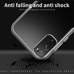 MOFI For Samsung Galaxy S20 FE 2022/S20 FE/S20 FE 5G/S20 Lite Drop-proof Transparent Phone Case Protector Soft TPU Back Cover