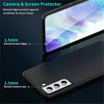 Liquid Series for Samsung Galaxy S21+ 5G Wireless Charging Magnetic Liquid Silicone Case TPU Border Soft Microfiber Lining Anti-Scratch Cover