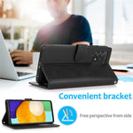 For Samsung Galaxy A32 5G/M32 5G Magnetic Detachable 2-in-1 PU Leather Case Stand Feature Wallet Shockproof Removable Phone Cover with Wrist Strap