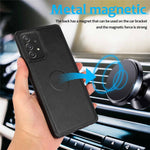 For Samsung Galaxy A32 5G/M32 5G Magnetic Detachable 2-in-1 PU Leather Case Stand Feature Wallet Shockproof Removable Phone Cover with Wrist Strap