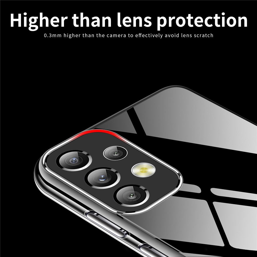 MOFI For Samsung Galaxy A53 5G Soft TPU Transparent Cover Shockproof Drop Protection Protective Case