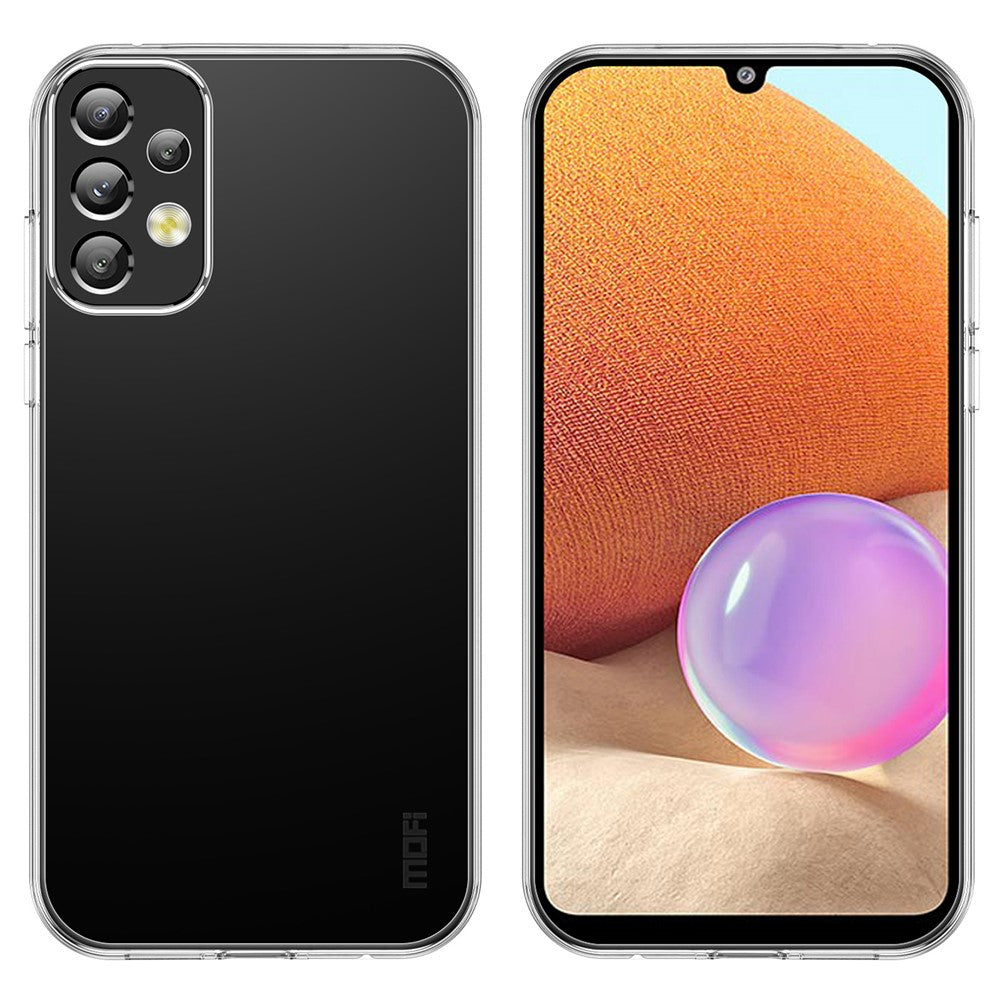 MOFI För Samsung Galaxy A33 5G Skal Transparent Stötdämpande TPU Skyddande mobilskal