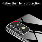 MOFI För Samsung Galaxy A33 5G Skal Transparent Stötdämpande TPU Skyddande mobilskal