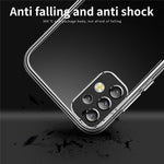 MOFI til Samsung Galaxy A73 5G Ridsefast skridsikker blød TPU-cover Gennemsigtig slank beskyttende telefoncover