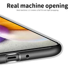 MOFI til Samsung Galaxy A73 5G Ridsefast skridsikker blød TPU-cover Gennemsigtig slank beskyttende telefoncover