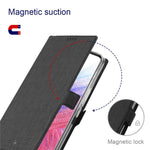VILI K Series Stand Wallet Leather Case for Samsung Galaxy A53 5G, Double Magnetic Clasp Phone Cover
