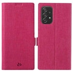 VILI K Series Stand Wallet Leather Case for Samsung Galaxy A53 5G, Double Magnetic Clasp Phone Cover