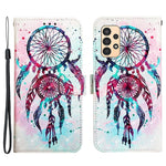 Til Samsung Galaxy A13 4G læderetui 3D-mønsterprint pung stander mobilcover med rem