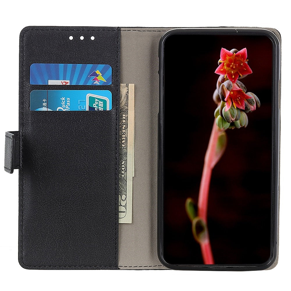 Til Samsung Galaxy Xcover 6 Pro PU Læder Flip Folio Cover Pung Stativfunktion Stødsikker TPU Indre Skal Telefoncover