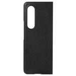 For Samsung Galaxy Z Fold4 5G PU Leather Coated TPU + PC Shockproof Cover Litchi Texture Anti-slip Grip Back Case