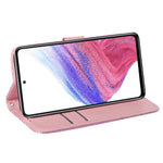 Til Samsung Galaxy A13 4G PU-læder Stødsikkert cover Blændende Blomstermønster Etui med Standpung